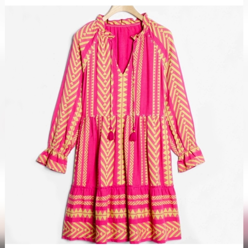 SUPER CLEAN Anthropologie Maeve  Dominique Tunic Dress Size Small